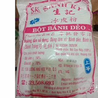 Bột Nếp Chín Sanh Ký 1kg Date 2023 dùng cho Vỏ Bánh Trung Thu...
