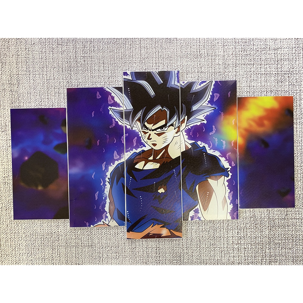 Tranh Treo Tường Bảy Viên Ngọc Rồng, Tranh Songoku, Vegeta, Anime | LST