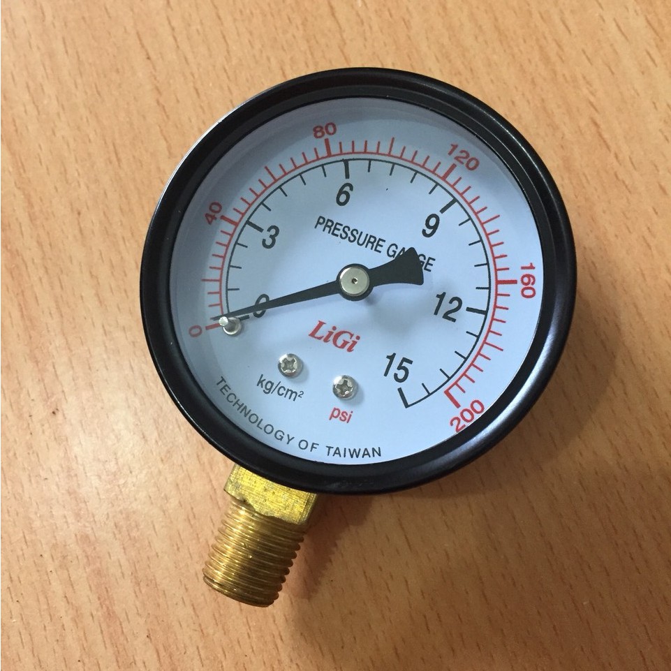 Đồng hồ đo áp suất nước, hơi, khí nén chân đồng phi 63, 100, đồng hồ đo áp suất khí nén thủy lực hơi nước khí dầu gas