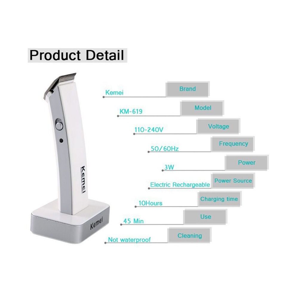 Tông Đơ Cắt Tóc Kemei Km-619