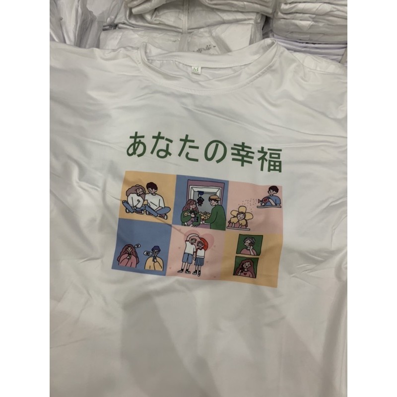 Áo thun tay lỡ trắng | BigBuy360 - bigbuy360.vn