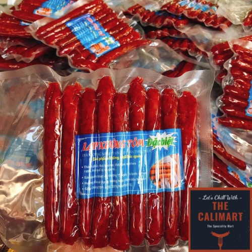 Lạp xưởng Tôm Mai Quế Lộ The Calimart 0.5kg Lạp Xưởng Khô Đặc Sản Cao Cấp Làm Từ Tôm Vị Đậm Đà