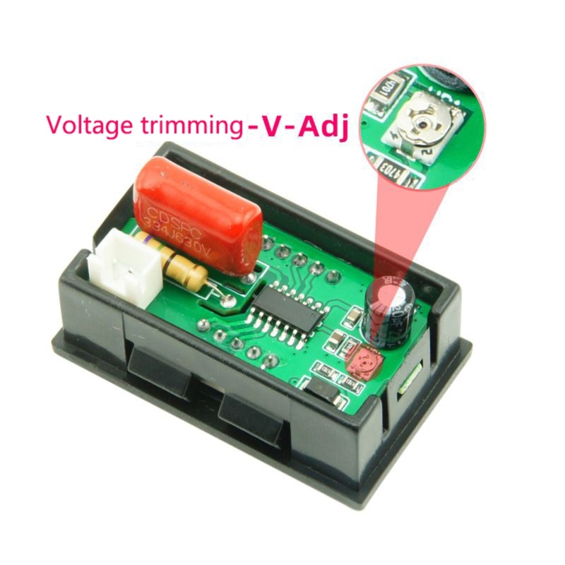 Vôn Kế Kỹ Thuật Số 0 56in AC 220V 380V AC 50-500V Có Màn Hình LED Hiển Thị