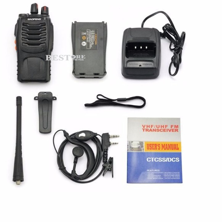Bộ 2 Bộ đàm baofeng BF-888S cao cấp , chuyên dụng , bảo hành chính hãng 1 năm