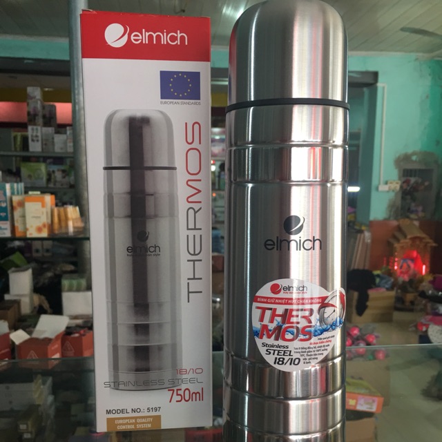 Bình giữ nhiệt Elmich 750ml cao cấp