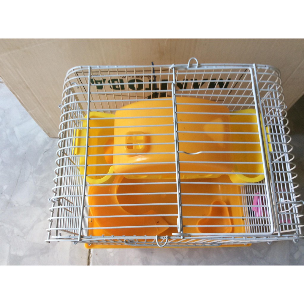 (HOẢ TỐC HCM) Lồng mặt hề full phụ kiện cho hamster