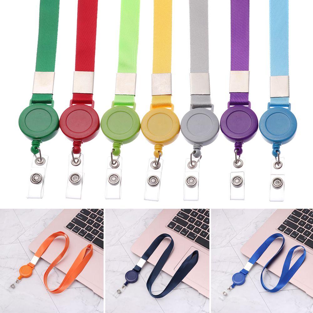 LAKAMIER 1 Dây Đeo Thẻ Bằng Nhựa Nhiều Màu Chống Thất Lạc