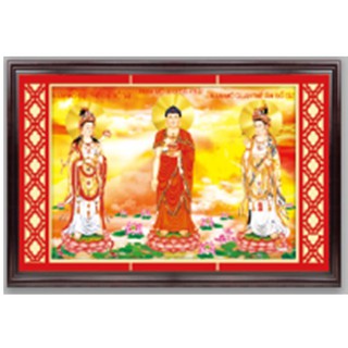 Tranh đính đá H893 - Tam thế phật