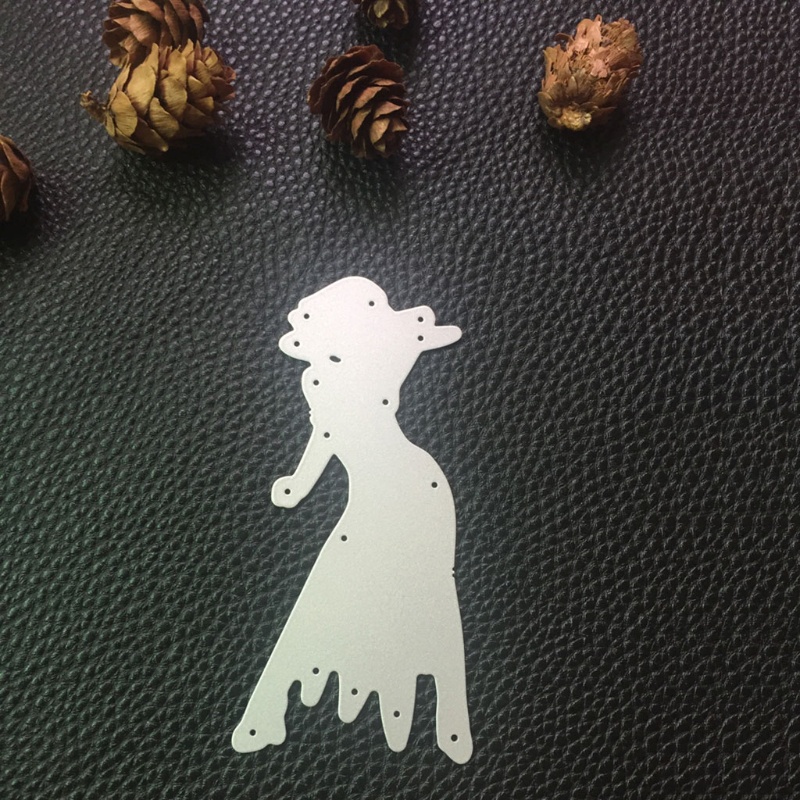 Khuôn Cắt Giấy Kim Loại Hình Halloween Giáng Sinh Thẻ