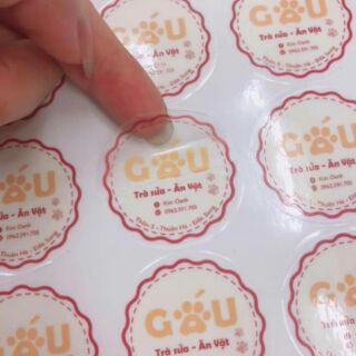 [HCM] In Tem Dán Nhãn Sticker theo yêu cầu