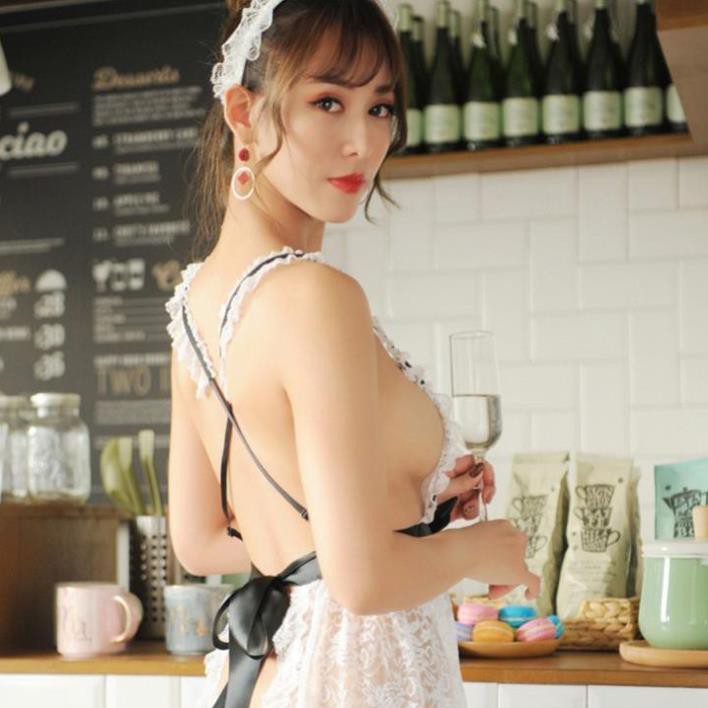 Đồ ngủ cosplay cô hầu gái váy ngủ sexy xuyên thấu New | BigBuy360 - bigbuy360.vn