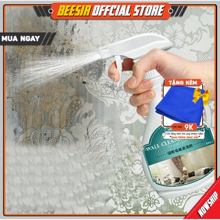 [Kèm Quà Tặng] Dung Dịch Làm Sạch Vết Ố Bẩn Trên Giấy Lụa Dán Tường Cao Cấp 500ml BEESIR