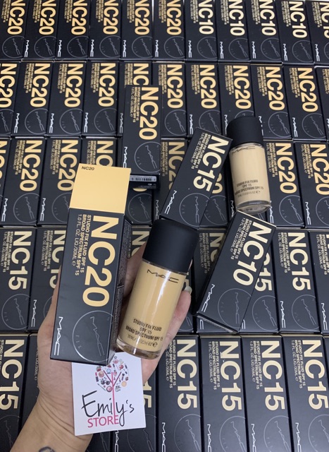 [Mã 159FMCGSALE giảm 8% đơn 500K] Kem nền MAC Studio Fix Fluid SPF15