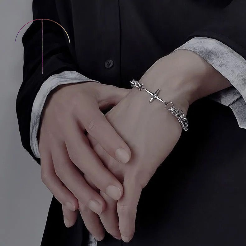 Vòng đeo tay hai lớp bằng hợp kim thời trang sành điệu cho nữ