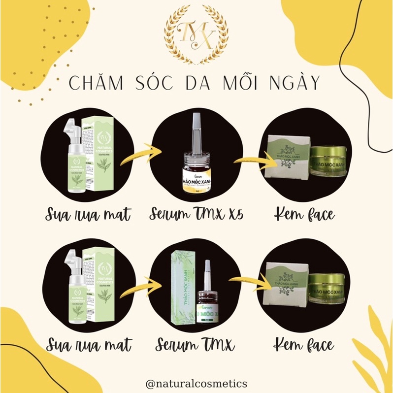 COMBO THẢO MỘC XANH - SỮA RỬA MẶT