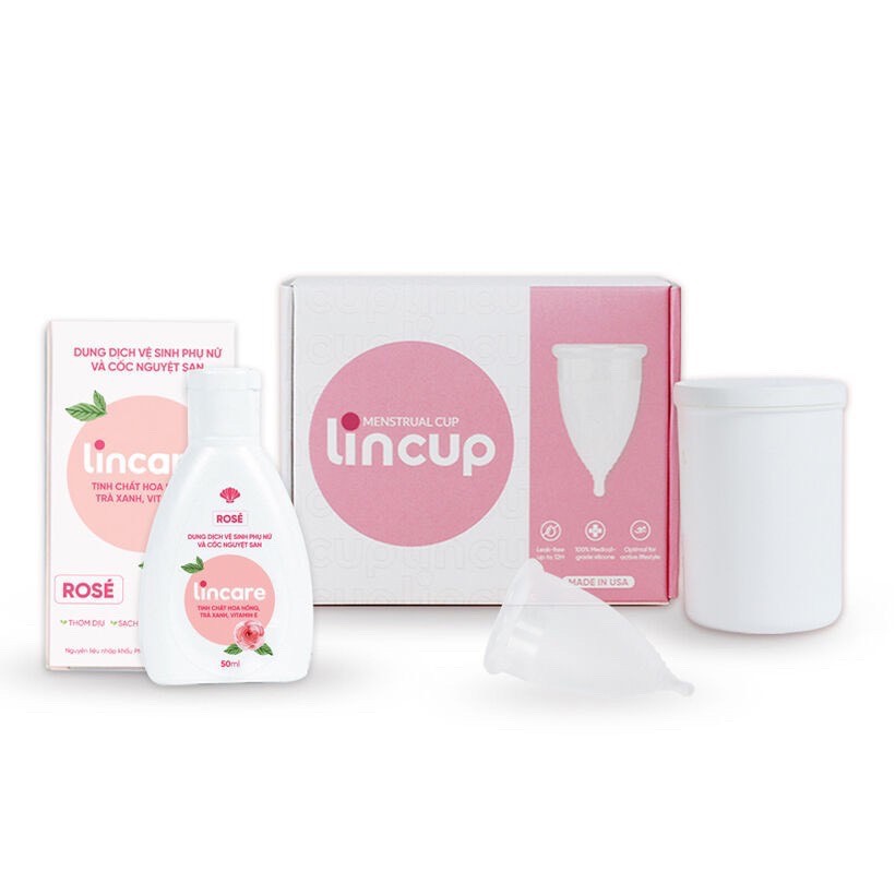 Cốc nguyệt san Lincup chính hãng Lintimate 🍓Full quà tặng hấp dẫn🍓