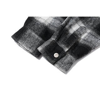 New ☆ASK☆check long sleeve shirt
