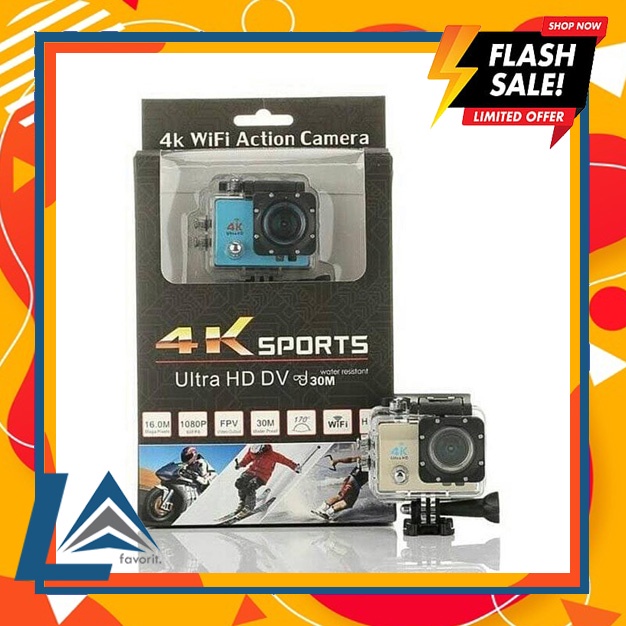(Thiếu Khách). Camera Hành Động Kết Nối Wifi Kogan 4K - Có Kết Nối Wifi | BigBuy360 - bigbuy360.vn