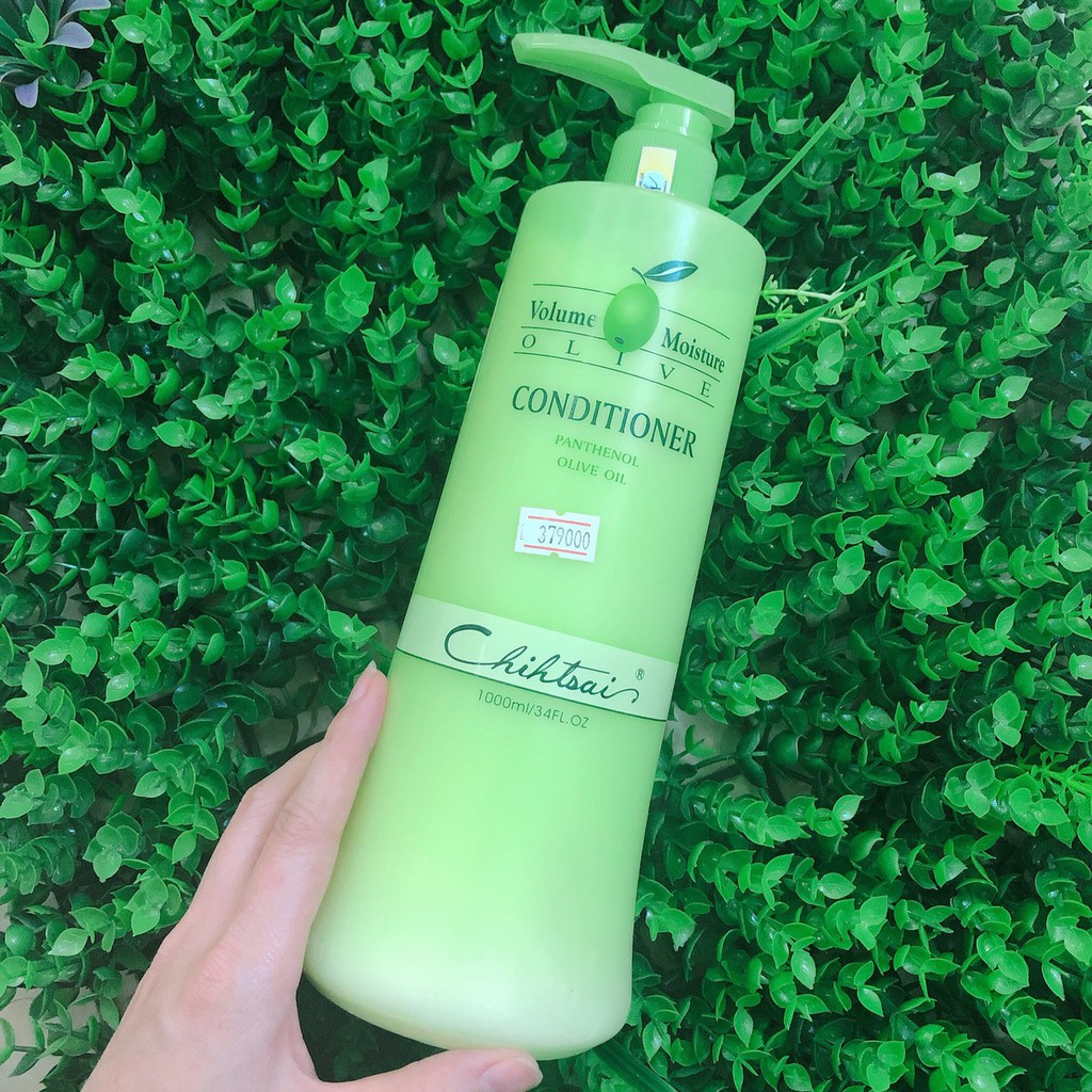 Dầu Xả Siêu Mượt Chihtsai Volume Moisture Olive Conditioner 1000ml