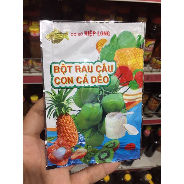 Bột rau câu con cá dẻo