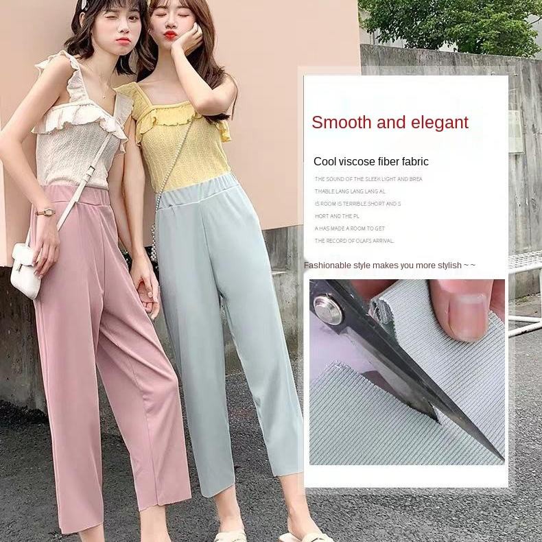 quần ống rộng Phong Cách Hàn Quốc Thời Trang Cho Nữ