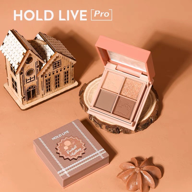 Phấn mắt HOLD LIVE 4 Ô MÈO