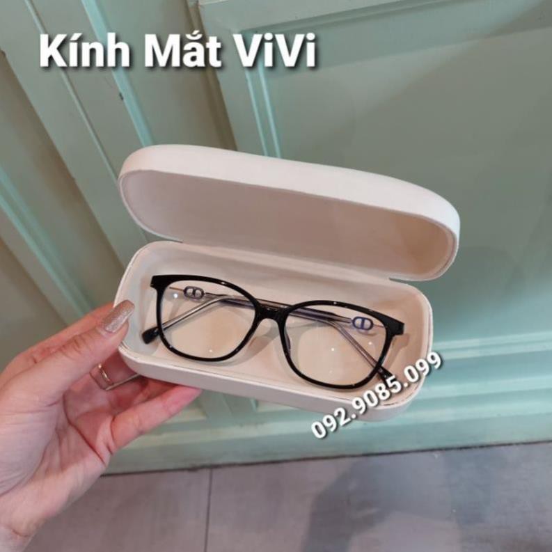 Gọng kính cận cao cấp nhựa cốt kim loại Nam Nữ - Kính thời trang 0 độ