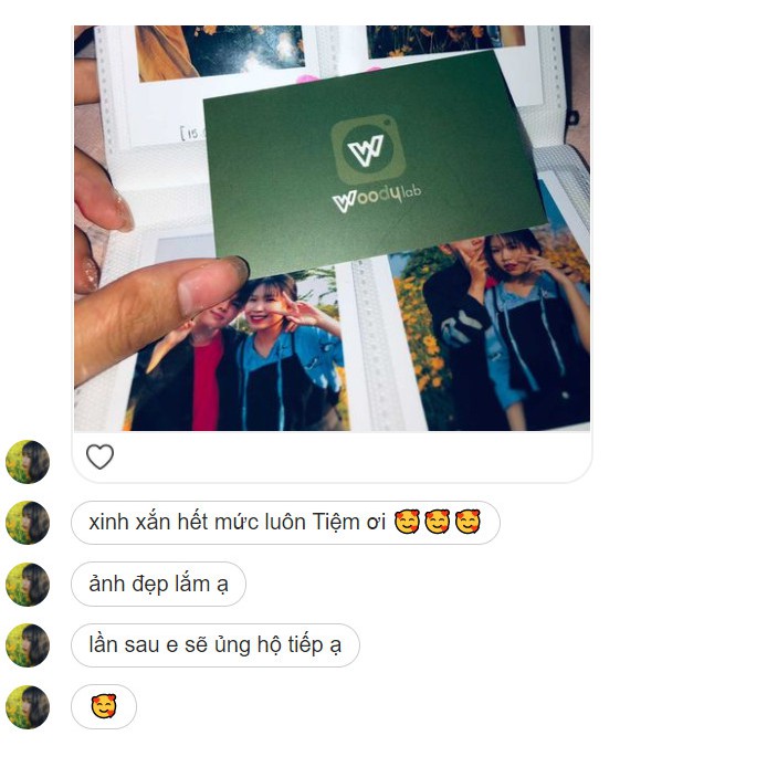 Khung hình Polaroid 6x9cm đã bao gồm hình - Mã L1-12