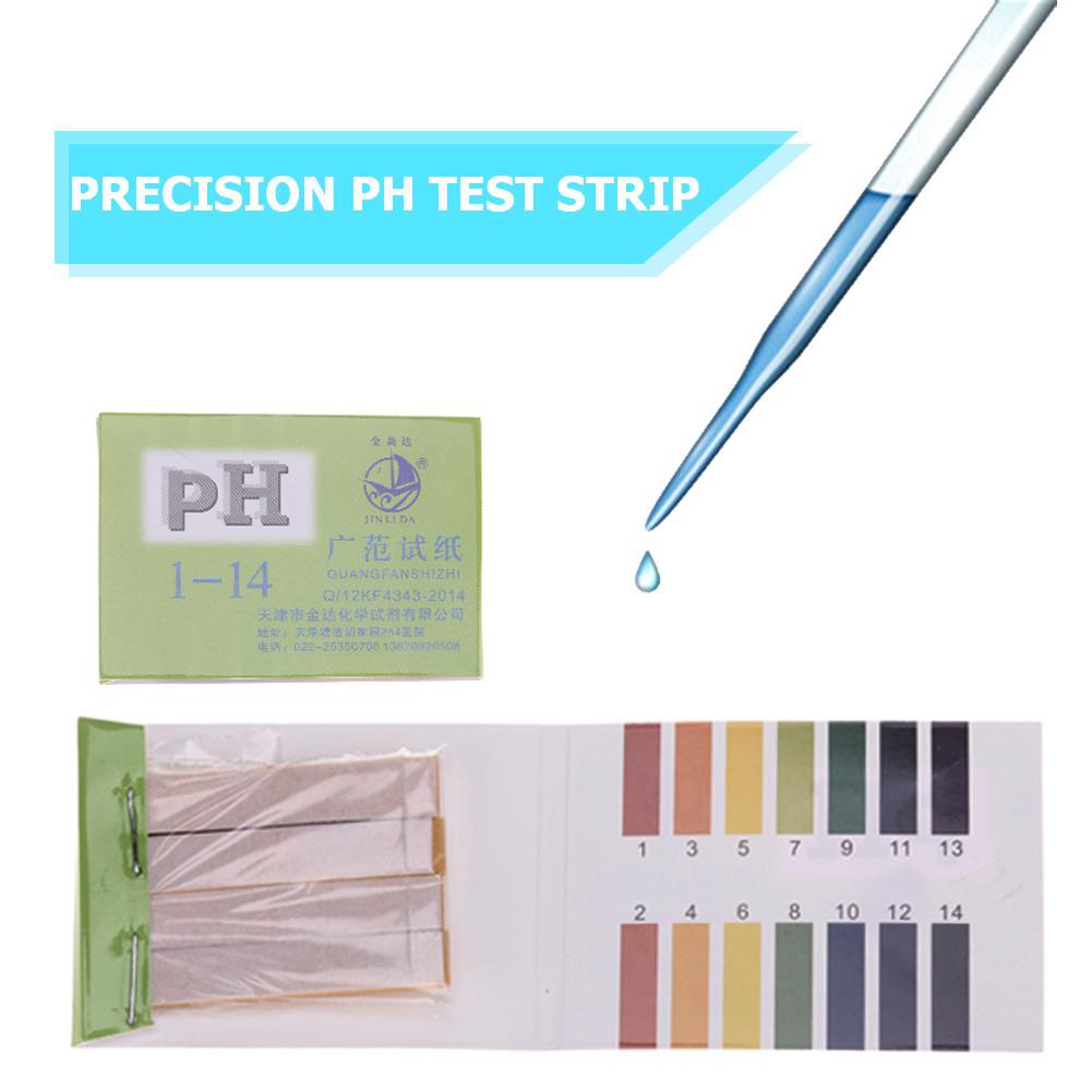 UEBTECH Household pH Test Paper Full Range 1-14 80 Strips pH Tester Litmus Paper /KT