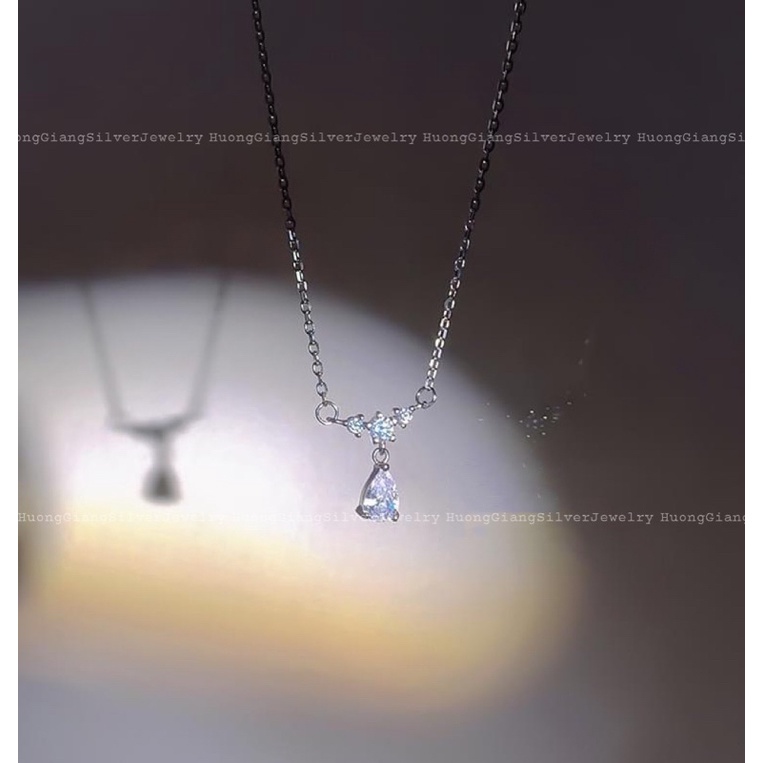 Dây chuyền công chúa bạc xi kim s925 - HuongGiangSilver