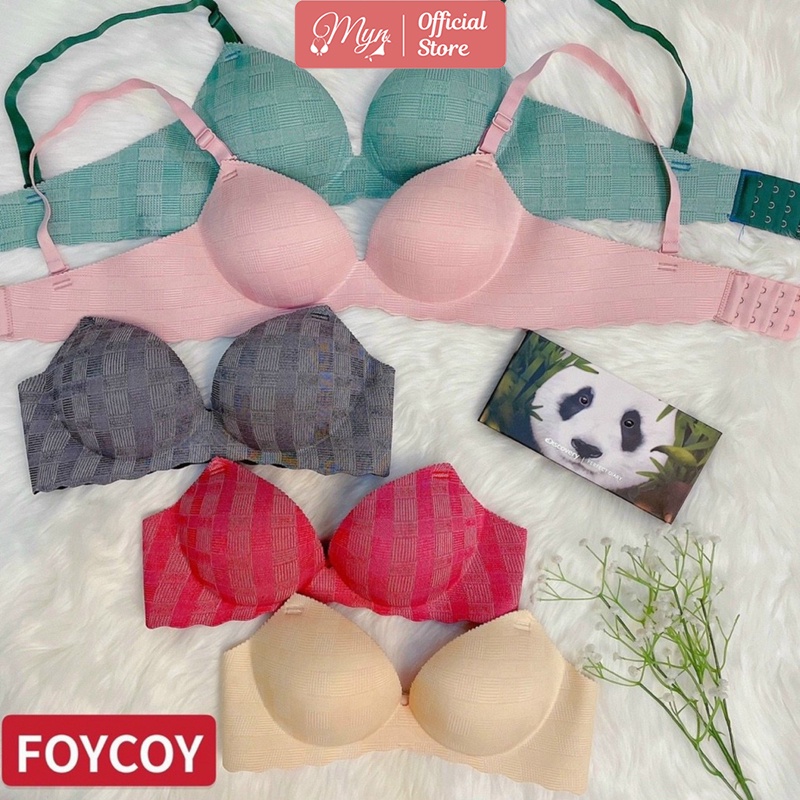 Áo su không gọng, áo ngực siêu đẩy muối tiêu A04 MYN_UNDERWEAR