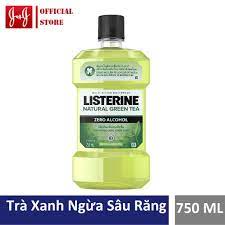 LISTERIN NATURAL GREEN TEA LISTERIN TRÀ XANH CHAI LỚN 750ML