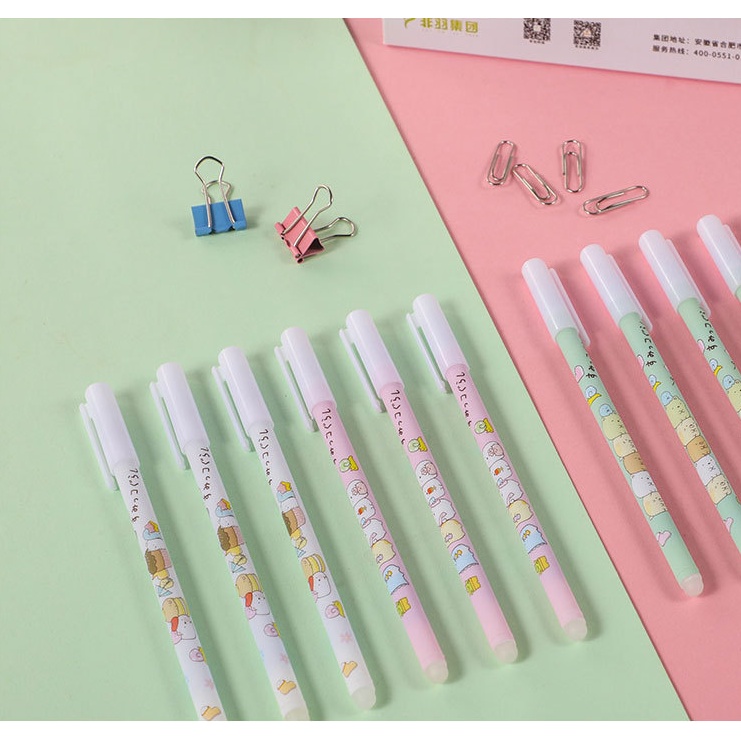 Bút Mực gel Ngòi 0.5m Màu Xanh/Đen Cho Học Sinh