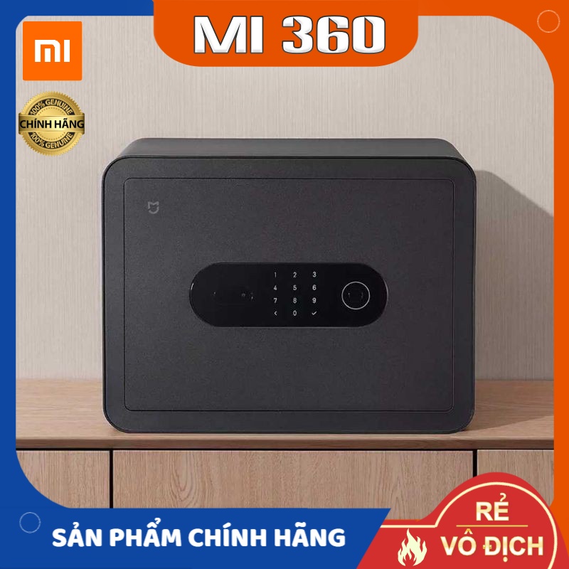 Két Sắt Điện Tử Thông Minh Xiaomi Mijia - Mở Khóa Vân Tay - BH 6 Tháng - Mi 360