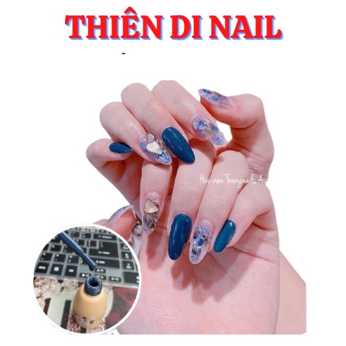 Sơn Gel Nhật màu xanh cổ vịt Thiên Di Nail