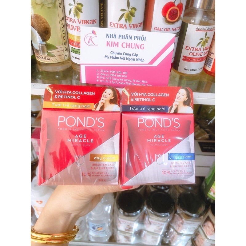 Kem dưỡng da Pond's Age Miracle ngăn ngừa lão hóa ngày và đêm 50g