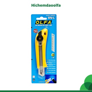 Combo olfa chính hãng nhật bản olfa bn-l chuyên cắt bao bì và hộp lưỡi dao lb/10