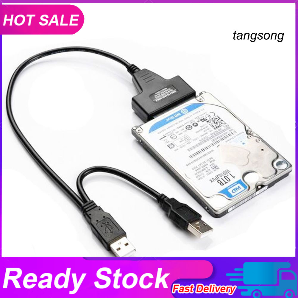 Dây Cáp Chuyển Đổi Ổ Đĩa Cứng 7 + 15 Pin Sata Sang Usb 2.0 Cho 2.5 Inch Hdd Laptop