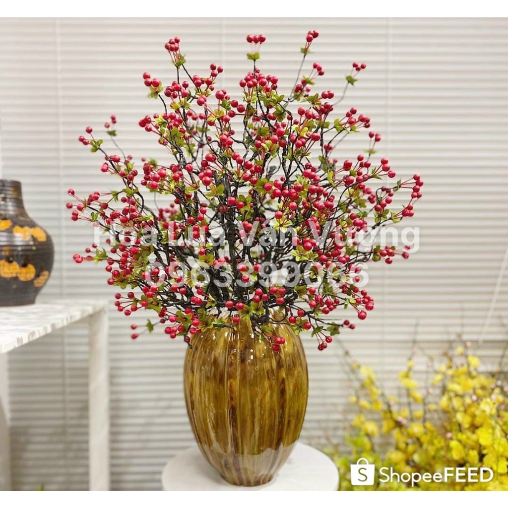 Hoa Giả 🌺FREESHIP🌺 Cành Điểm Tuyết, Cắm Điểm Hoa Mộc Lan