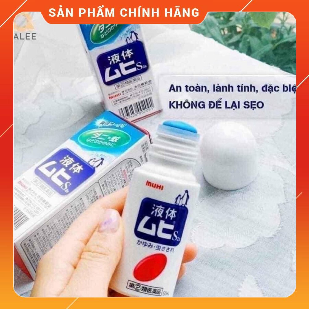 Lăn bôi vết côn trùng cắn Muhi 50ml