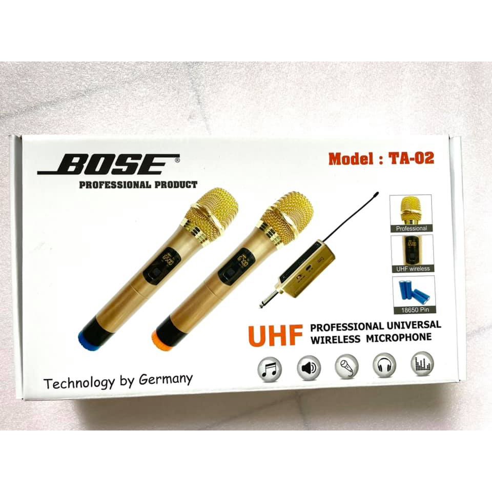 Micro đa năng BOSE TA-02 không dây Sóng UHF ổn định