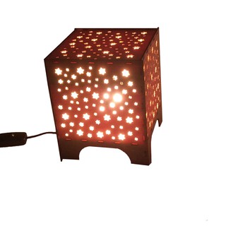 Đèn Gỗ DIY 050 decor trang trí