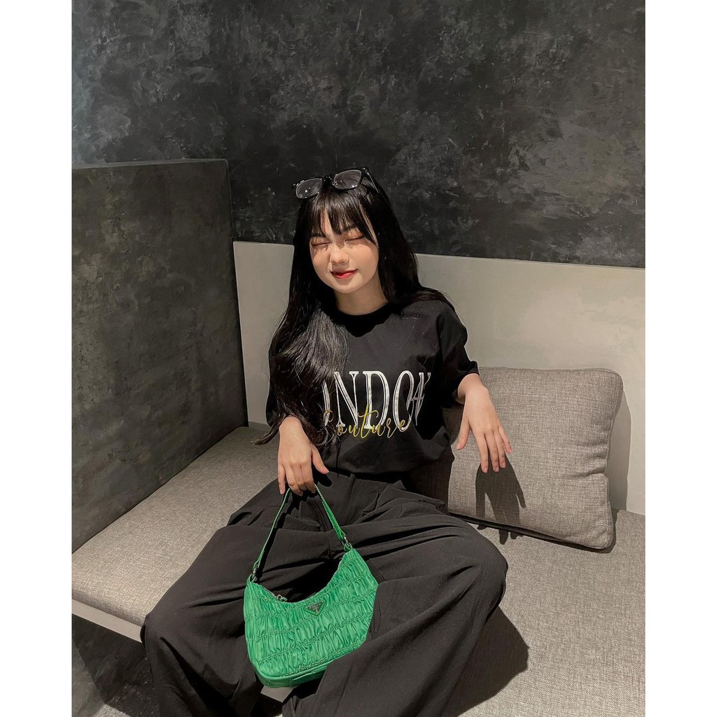 Áo thun nữ BLACKDOKI-LONDON , áo phông basic unisex form rộng tay lỡ chất cotton dày dặn cá tính M139 | BigBuy360 - bigbuy360.vn