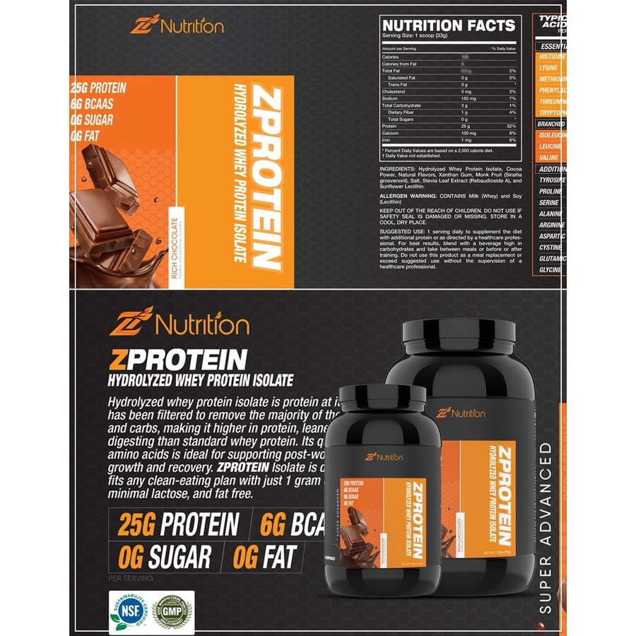 ZPROTEIN WHEY TĂNG CƠ HIỆU QUẢ CỦA ZNUTRITION