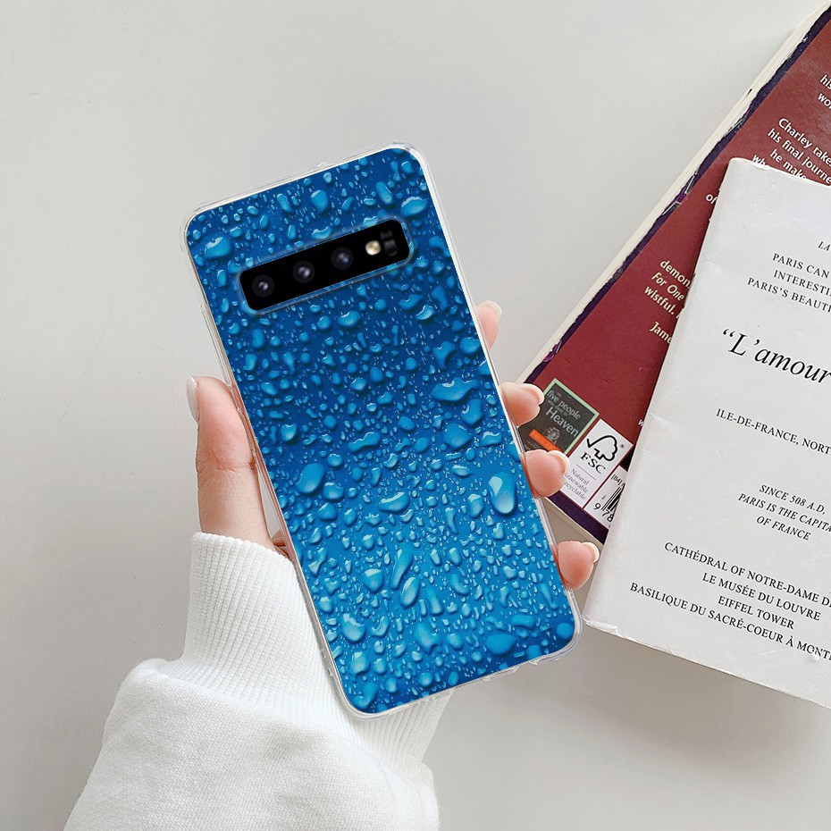 Ốp điện thoại TPU silicon mềm hình hoa xinh xắn thời trang cho Samsung Galaxy S10 Plus S10 S10E