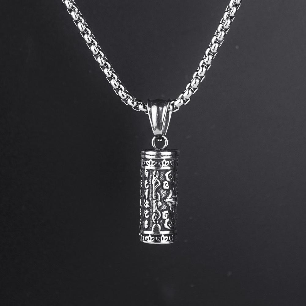 Vòng cổ bằng thép không gỉ phong cách Âu Mỹ thời trang