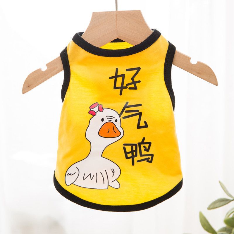 Túi đeo hoa hướng dương Áo vest mỏng cho chó con Quần mùa hè Teddy Dog nhỏ hơn gấu trúc xuân và thu