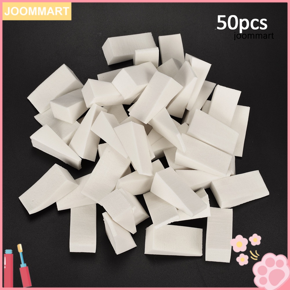 Set 50 Miếng Bọt Biển Mềm Dùng Một Lần Màu Gradient Trang Trí Móng Nghệ Thuật