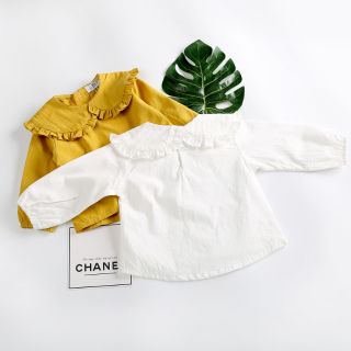 Áo sơ mi cổ sen tròn bé gái cực xinh size từ 70 đến 120 hàng xuất Hàn cực đẹp😍😍 có 3 mầu như ảnh size từ 1 đến 6 tuổi.