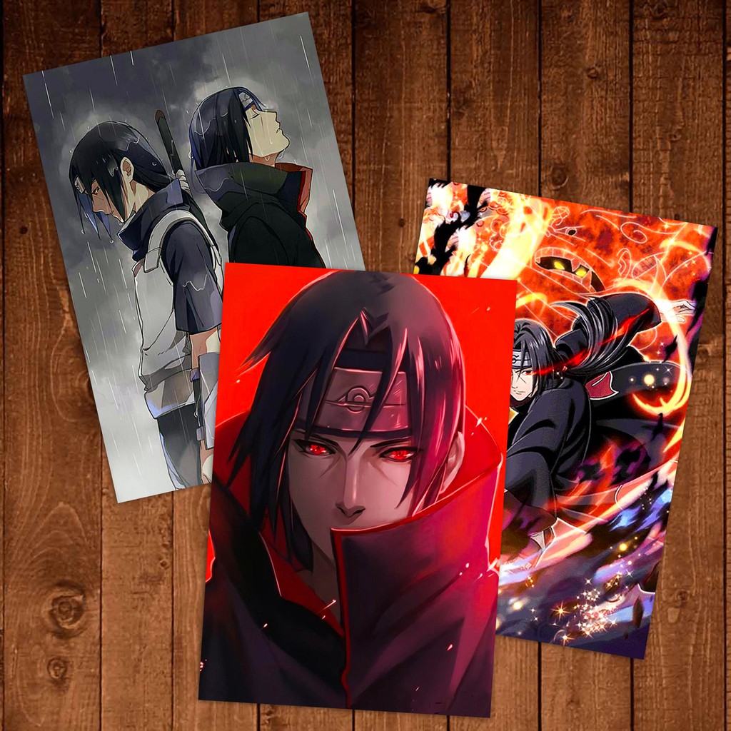 Naruto - Decal dán tường hình đứng kích thước 30x20 (cao x ngang) .